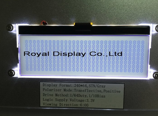 Contraluz modificado para requisitos particulares del diente 240X64 Dots Graphic Lcd Display With Lcd del diseño