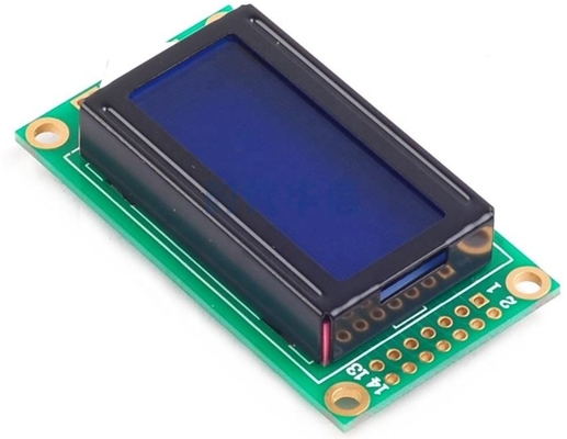 Módulo Display LCD de Caracteres Alfanuméricos STN 8x2 Monocromo
