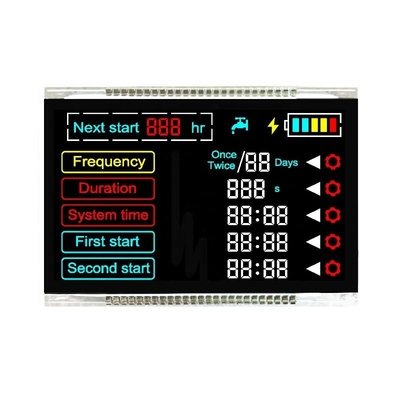 El tipo monocromático del VA LCD del fabricante del dígito divide el módulo de encargo de la exhibición en segmentos del LCD