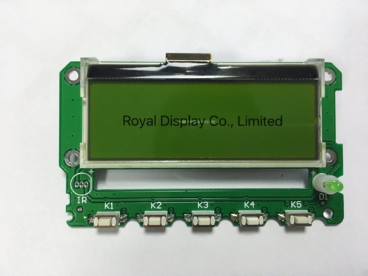 122*32 STN Modulo LCD gráfico amarillo verde personalizado con IC 3.3V ST7567
