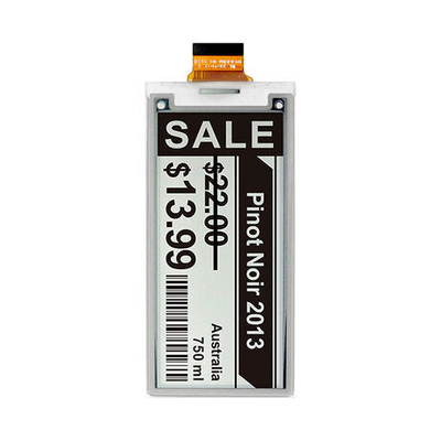 2.1'' EPD Modulo LCD de papel electrónico 122*250 para el sistema electrónico de etiquetas de estantería personalizable