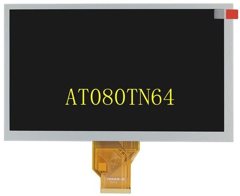 At080tn64 Innolux 8&quot; panel LCD automotriz de la exhibición de la RGB-raya de LCM 800X480