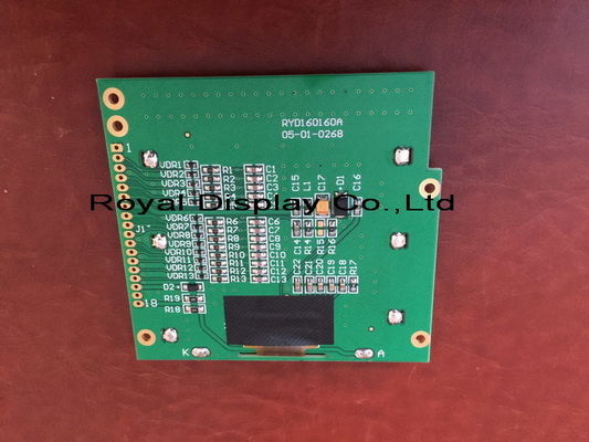 El gris positivo 160X160 de FSTN STN puntea al regulador Graphic de la MAZORCA UC1698 que EL LCD exhibe soldar de FPC