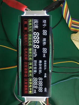La pantalla modificada para requisitos particulares TN HTN VA STN FSTN del Lcd de 7 segmentos divide el LCD en segmentos para el metro Lcd de la energía del termóstato