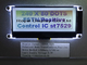 exhibición de 240X80 Dots Graphic Cog Stn FSTN LCD con el contraluz del LCD