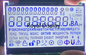 Negativa transmisiva del VA de Mini Tiny Transparent 7 del segmento de la exhibición micro del LCD