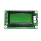 STN Transflectivo 0802 Módulo de pantalla LCD de caracteres verde positivo monocromo