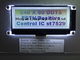 Exhibición positiva de encargo del LCD del diente del PUNTO 3.3V Transflective ST7529 de FSTN/Stn 240X80