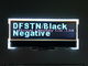 DFSTN/STN 128*32 Dots Black/módulo negativo blanco de la exhibición del LCD del gráfico 12832