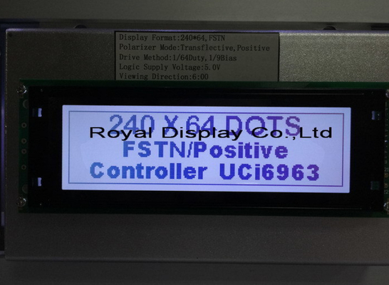 Contraluz modificado para requisitos particulares del diente 240X64 Dots Graphic Lcd Display With Lcd del diseño