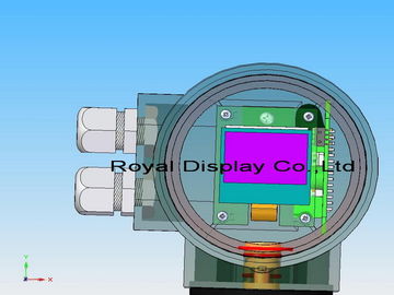 Exhibición eléctrica de Transflective Lcd, alta confiabilidad monocromática de la representación gráfica