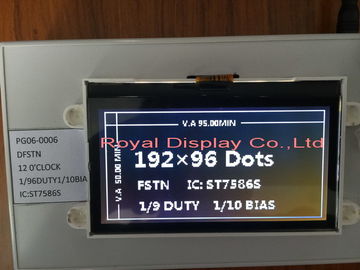 Tipo gráfico RYG19264B del módulo DFSTN LCD del LCD del DIENTE estándar tamaño pequeño 
