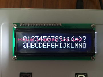Alto módulo estupendo del Lcd del carácter del coeficiente de contraste para confiabilidad de las radios de coche la alta