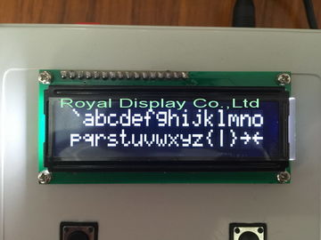 REAL EXHIBA el panel blanco del LCD VA de la exhibición de 16x2 LCD para el juego RYB1602A