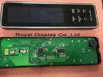 Panel LCD de encargo negativo del refrigerador HTN con la luz blanca de la parte posterior del LED