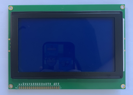 Módulo LCD monocromático gráfico azul STN de 5,1 pulgadas, pantalla de matriz de puntos de 240x128