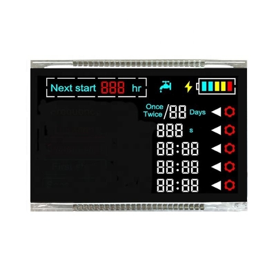 El tipo monocromático del VA LCD del fabricante del dígito divide el módulo de encargo de la exhibición en segmentos del LCD