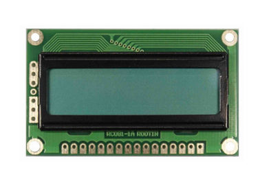 Módulo del LCD del carácter de STN 8x1 con el certificado RYB0801A del SGS/de ROHS