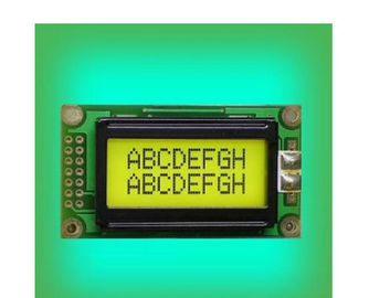 Retroiluminación LED blanca RYB0802A del carácter 8x2 del Lcd del módulo profesional de la exhibición