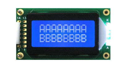 Retroiluminación LED blanca RYB0802A del carácter 8x2 del Lcd del módulo profesional de la exhibición