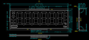 El panel de la pantalla táctil de MGD0060RP01-B Lcd con el certificado del SGS/de ROHS