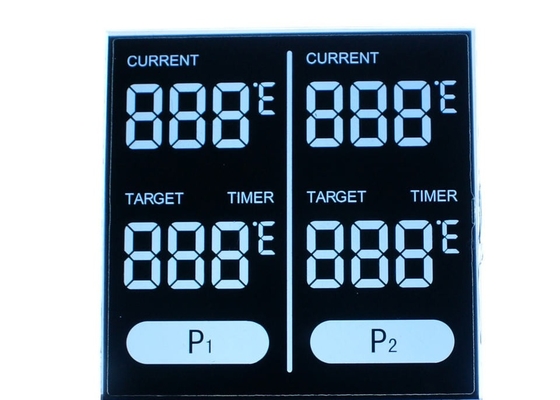 Pantalla de visualización transparente del Lcd del aire acondicionado del TN con el contraluz llevado blanco