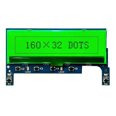 módulo gráfico del LCD del paralelo del coche del panel LCD Aip31020 IC de 160X32 DOT Matrix