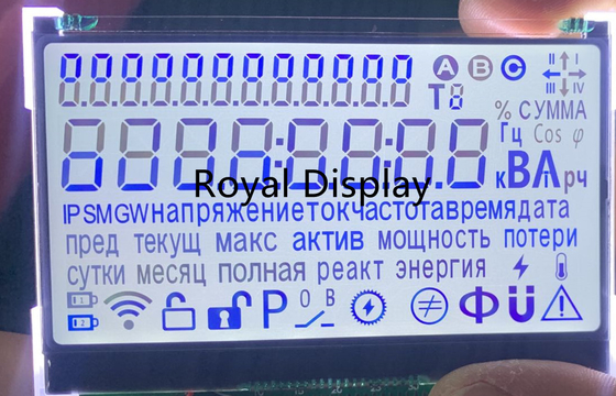Negativa transmisiva del VA de Mini Tiny Transparent 7 del segmento de la exhibición micro del LCD