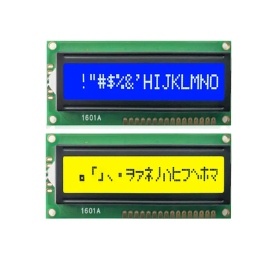 módulo negativo azul de 8 bits del carácter STN LCD del interfaz 16x1 del MPU de la MAZORCA de 1601A Dot Matrix