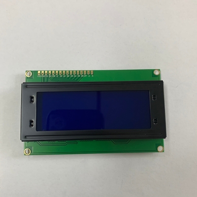Módulo LCD de caracteres azules monocromático 20x4 STN con luz negra blanca
