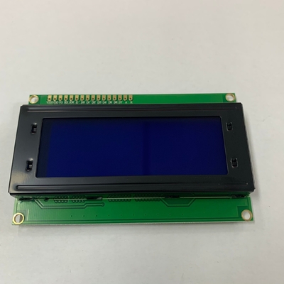 Módulo LCD de caracteres azules monocromático 20x4 STN con luz negra blanca