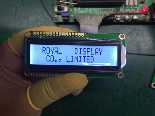 16x2 Caracter 6 horas Vista Dirección Panel LCD con Aip31066 controlador IC