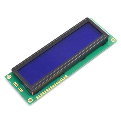 5V luz de fondo blanca 16x2 caracteres STN pantalla LCD azul negativa con IC AIP31066