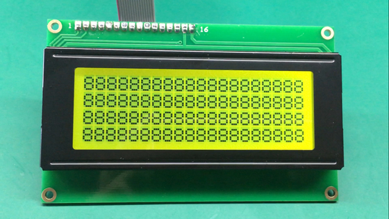 RY-C204LYILYW STN Modulo LCD de caracteres amarillo - verde con IC SPLC780D1-021A
