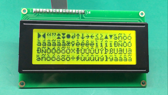 RY-C204LYILYW STN Modulo LCD de caracteres amarillo - verde con IC SPLC780D1-021A