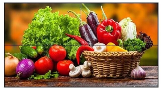 SLCD 55' 65' 75' 2K FHD Panel LCD empalmado personalizado con bisel ultra delgado de 3,5 mm