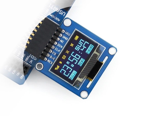 1.29' 1.3' OLED LCD Modulo 128*64 Monocromo Azul de amplia temperatura vista libre