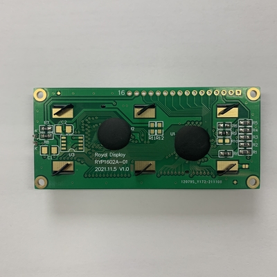 16*2 Caracteres COG Modulo LCD 6800/SPI/I2C Interfaz 5*8 Punto 5V Monocromo personalizable