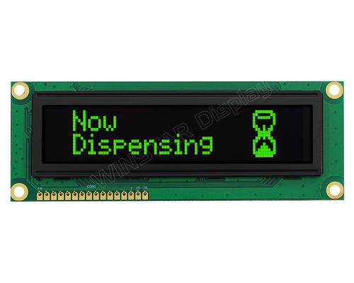Modulo LCD OLED 3.84'' 100*16 gráfico con temperatura muy amplia 5.0v