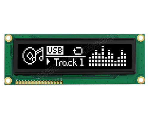 Modulo LCD OLED 3.84'' 100*16 gráfico con temperatura muy amplia 5.0v