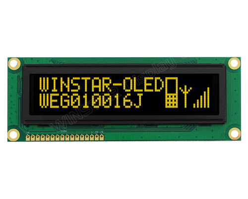 Modulo LCD OLED 3.84'' 100*16 gráfico con temperatura muy amplia 5.0v