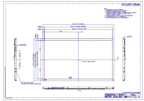 18.5' TFT LCD Modulo 1366*768 RGB LVDS Interfaz AUO Display original MOQ pequeño