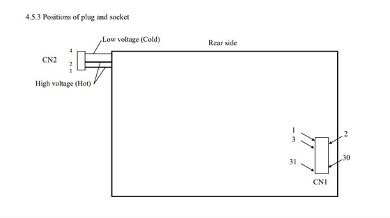 6.5' TFT LCD Modulo VGA Industrial 640*RGB*480 NEC Display original pequeño MOQ