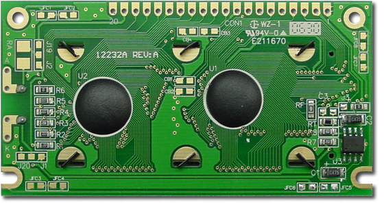 122*32 Módulo gráfico LCD CFAG12232A-TMI-TA STN Pantalla de transmisión azul de 6 horas con amplia temperatura