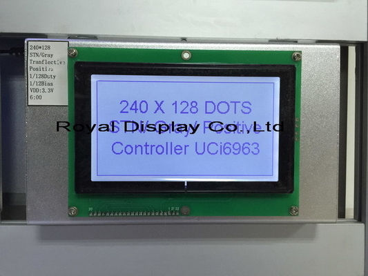 240*128 módulo gráfico LCD FSTN con pantalla industrial de alta temperatura