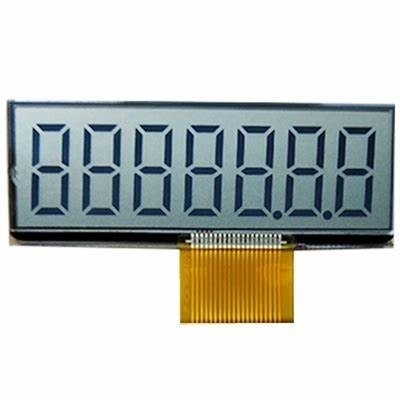 Modulo LCD de tamaño pequeño TN FFC Monócromo de pantalla positiva transflectiva