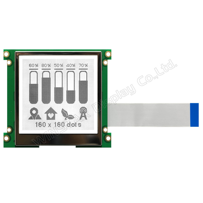 160*160 FSTN gráfico UC1698u Cog de amplia temperatura módulo LCD personalizado