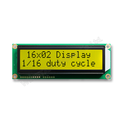 Modulo LCD de temperatura ancha de 16*2 caracteres STN monocromático ST7066