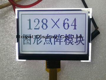 Pantalla LCD industrial negativa azul del módulo del Lcd del DIENTE de 12864 Stn transmisiva