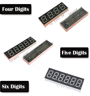 Pantalla LED común del segmento del dígito 7 de la pantalla LED 2 de Dot Matrix del ánodo